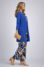 Miriam | Completo tre pezzi blu cobalto