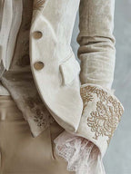 Costanza | Blazer Avorio Ricamato Tailleur