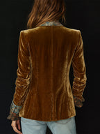 Ottavia | Blazer Patchwork Stampato Floreale Vintage