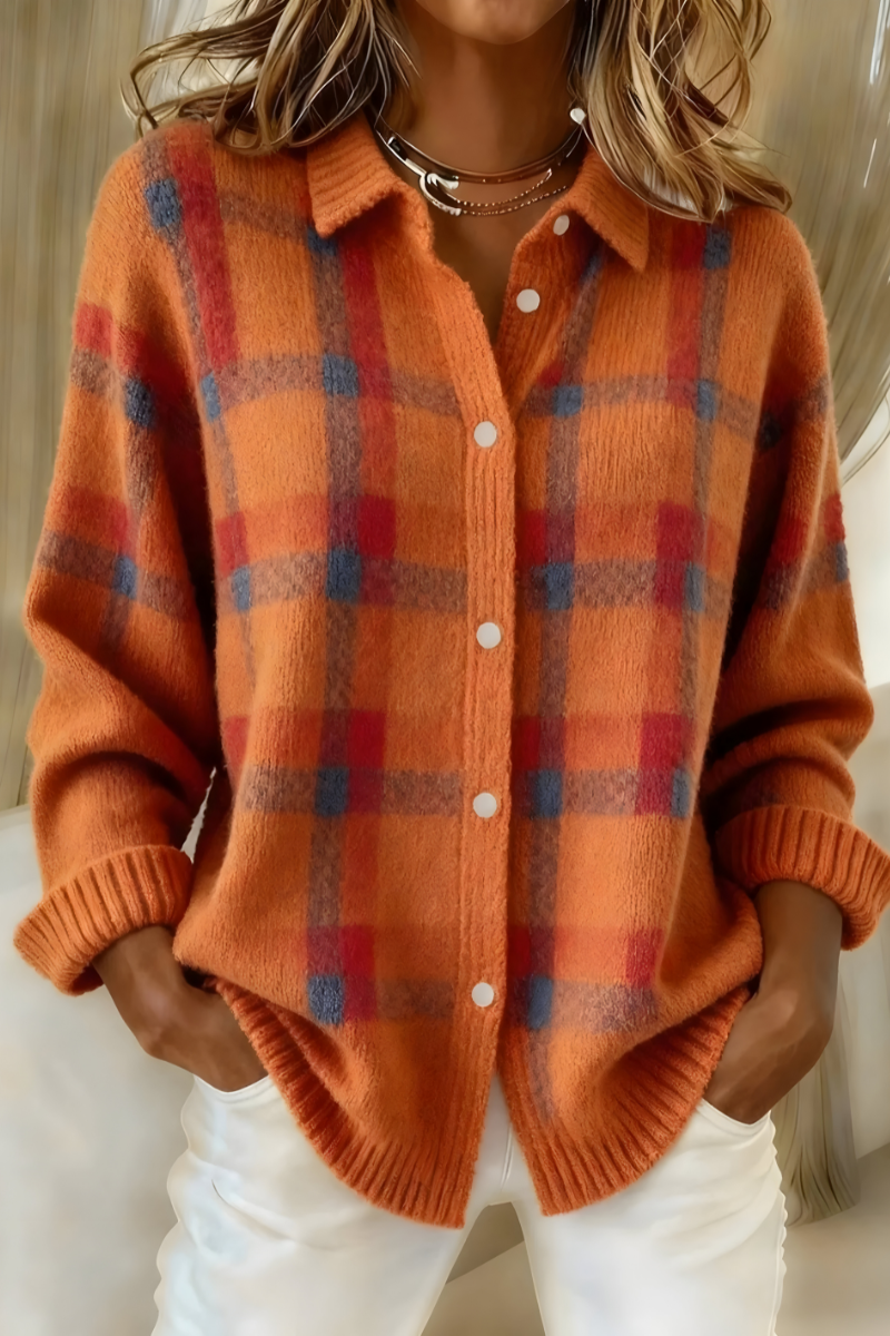 Eleonora | Cardigan a Quadri