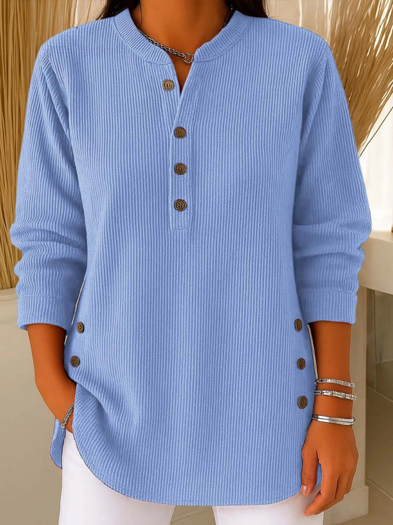 Iris | Tunica Henley con Bottoni