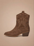 Sage | Stivale Western Scamosciato