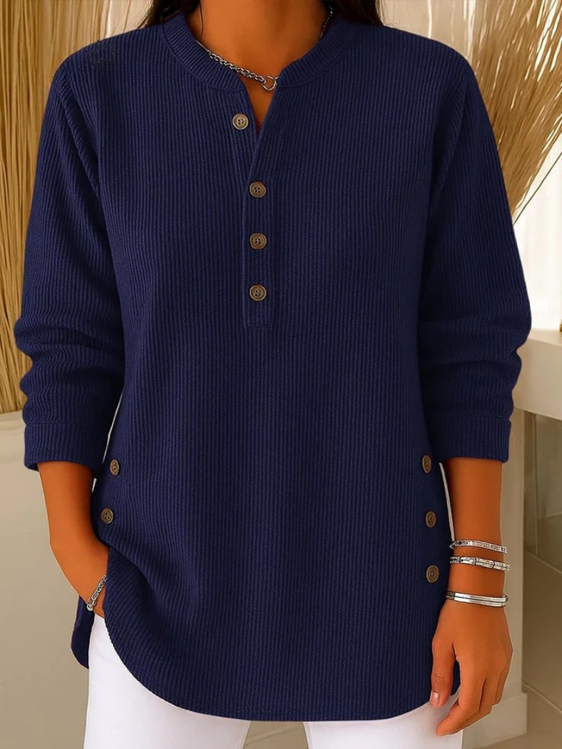 Iris | Tunica Henley con Bottoni