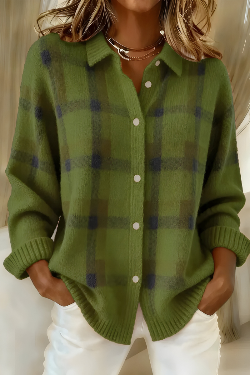 Eleonora | Cardigan a Quadri