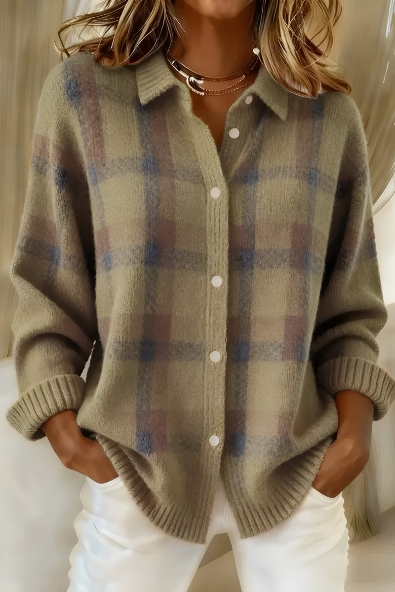 Eleonora | Cardigan a Quadri