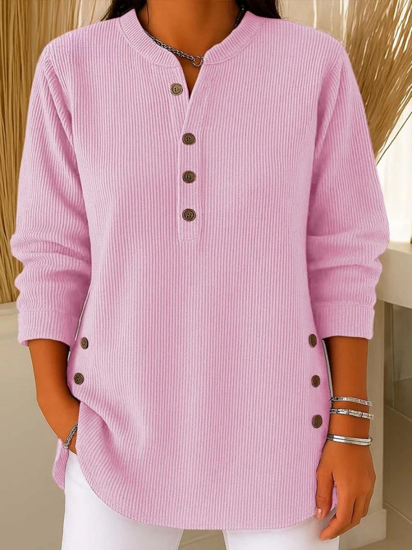 Iris | Tunica Henley con Bottoni