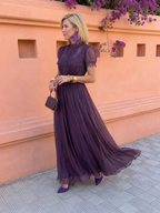 Carolina | Abito lungo elegante in chiffon