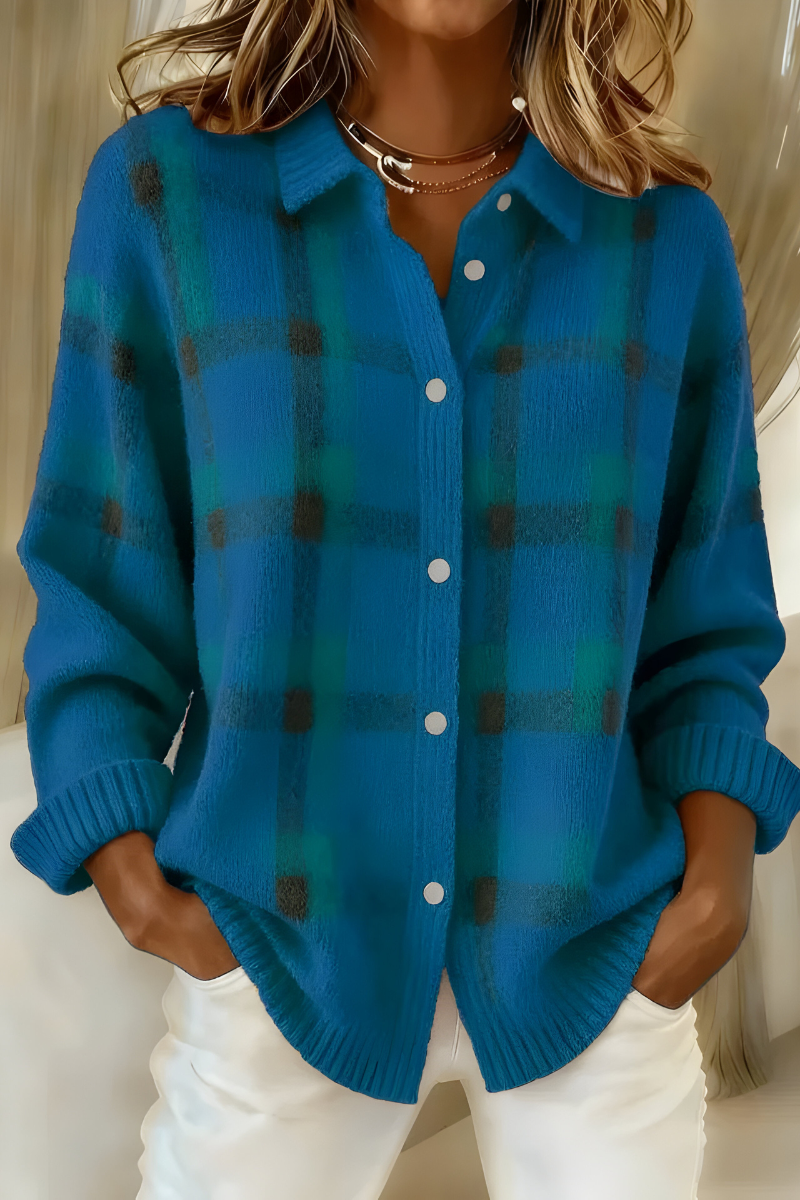 Eleonora | Cardigan a Quadri
