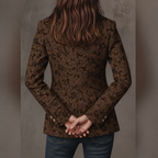 Stella | Blazer Jacquard Cachemire Aderente