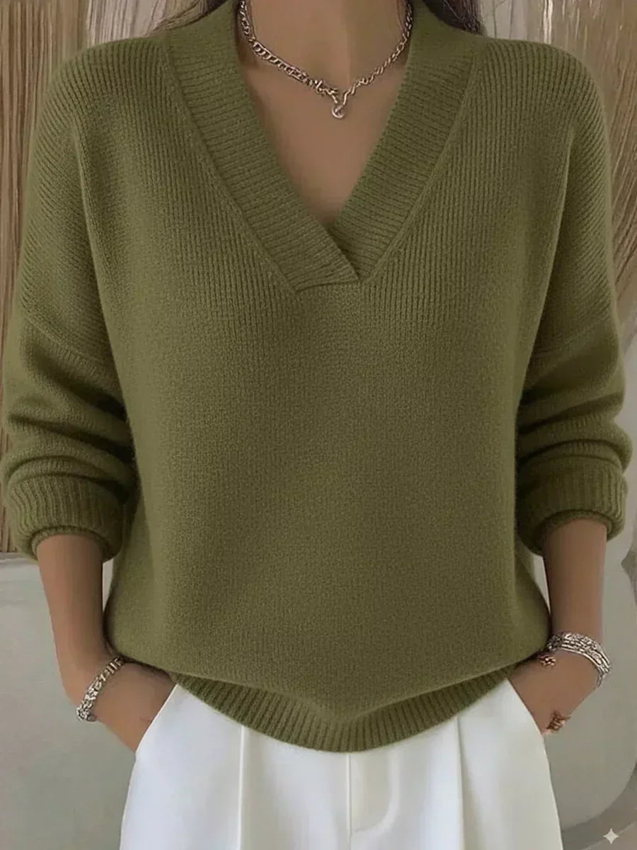 Liliana | Maglione Scollo a V Comodo