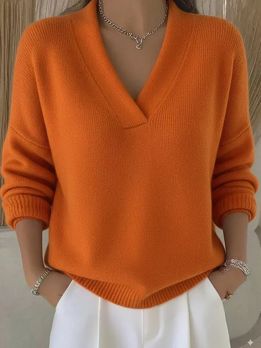 Liliana | Maglione Scollo a V Comodo