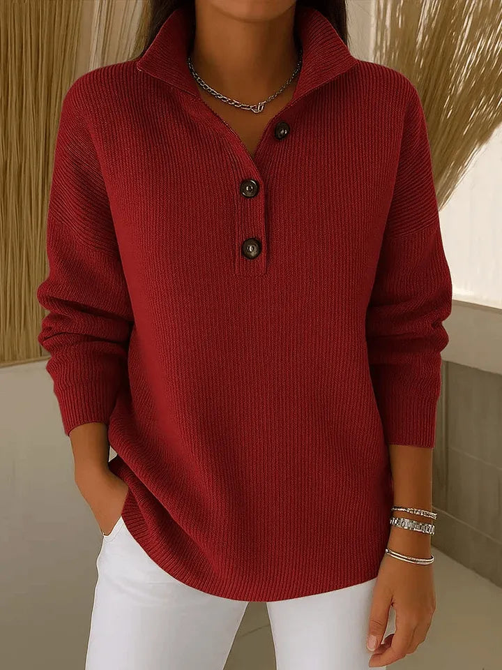 Dorotea | Maglione Polo Scollo a V