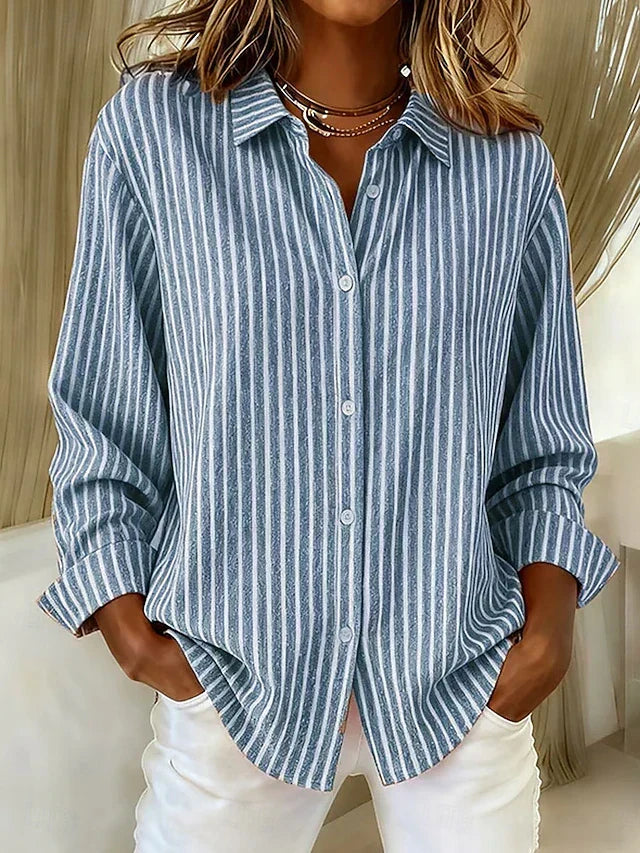 Lavinia | Camicia a Righe con Bottoni
