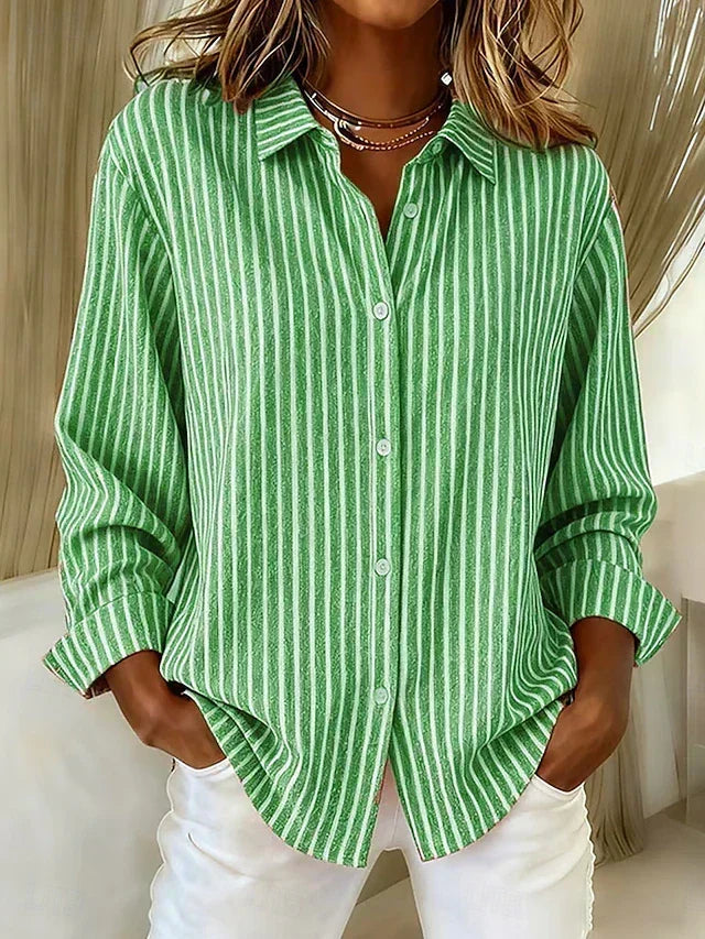 Lavinia | Camicia a Righe con Bottoni