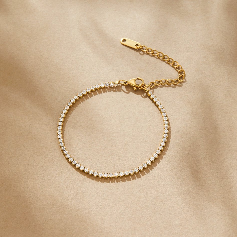 Bracciale Tennis Gold Cordelia