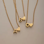 Collana in Oro con Amore e Lettera