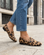 Mocassino Serena — Leopardo con Morsetto