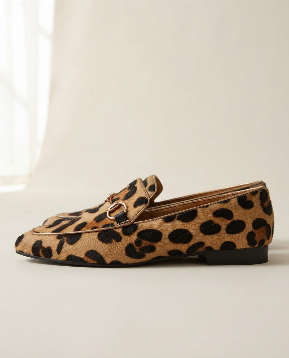 Mocassino Serena — Leopardo con Morsetto