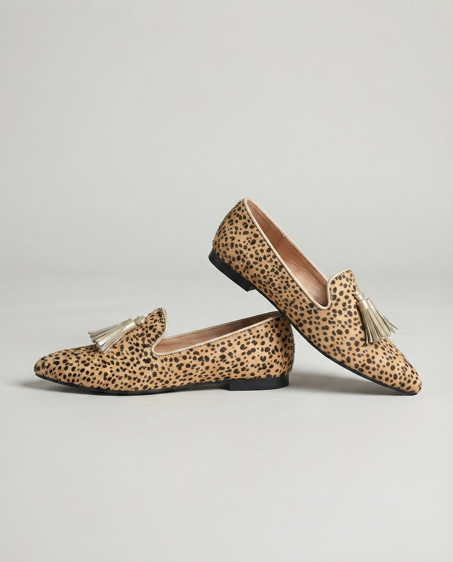 Mocassino Ginevra — Ghepardo, Nappine Oro