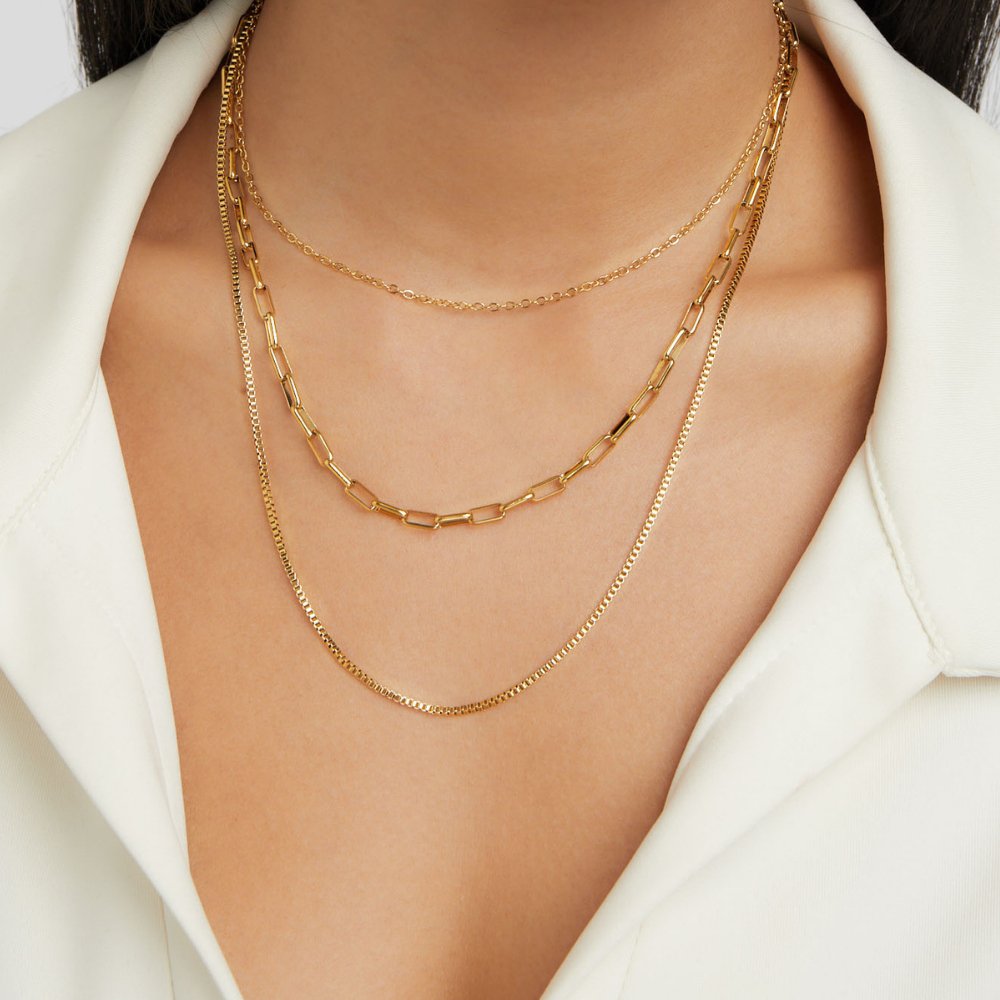 Collana a Catena Stratificata Miela