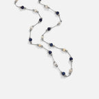 Collana di Pietre Perlate Silver Lulu Midnight