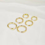 Set di Orecchini a Cerchio Triplo